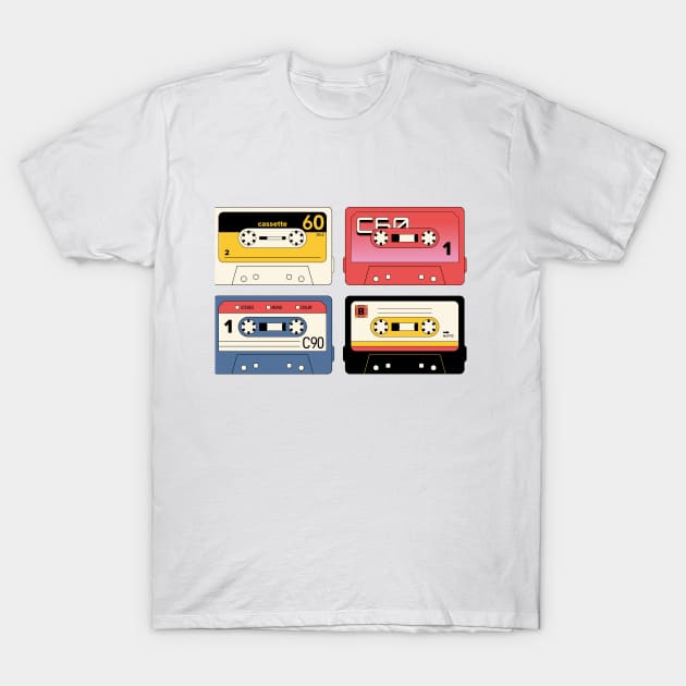 mixtape collection T-Shirt by Nora Gazzar